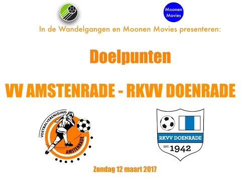 Doelpunten VV Amstenrade-RKVV Doenrade 12-03-2017