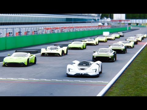 SRT Tomahawk vs Aston Martin Hypercars at Monza GP