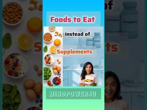 Ditch Pills 💊  Eat these foods 🍊 #shorts #vitamin  #shortsfeed #fyp