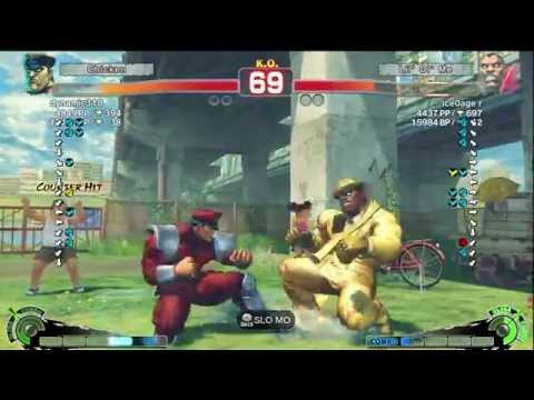 Dynamic (Bison) vs -R- (Balrog) - AE 2012 Ranked Match *720p HD*