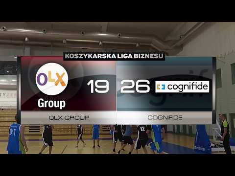 OLX Group vs Cognifide - I kolejka - 1 Liga Poznań - Koszykarska Liga Biznesu