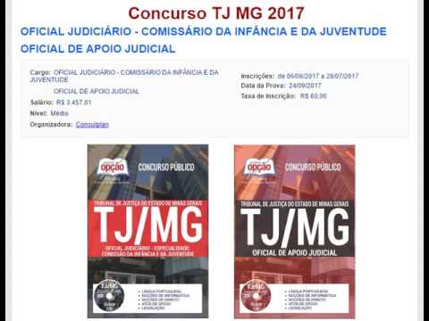 Apostila Concurso TJ-MG 2017 Completa e Atualizada