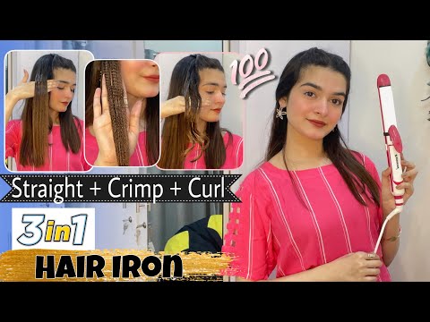 Skyline 3 In 1 Hair Straightener , Curler And Crimper Vtl-7878