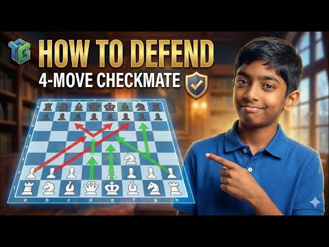How to Defend the 4-Move Checkmate (Scholar's Mate Tutorial)