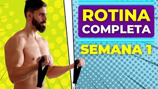 Home Workout Project with Elastic Bands