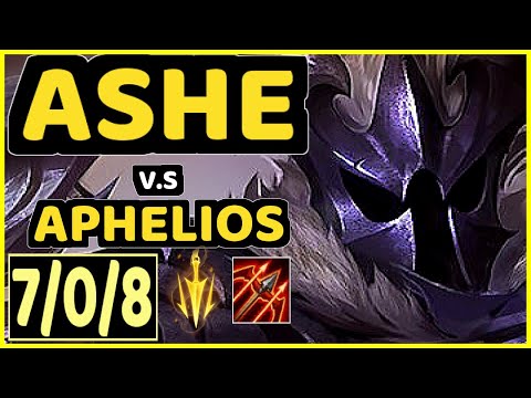 DUDSTHEBOY (ASHE) vs APHELIOS - 7/0/8 KDA BOTTOM ADC CHALLENGER GAMEPLAY - BR