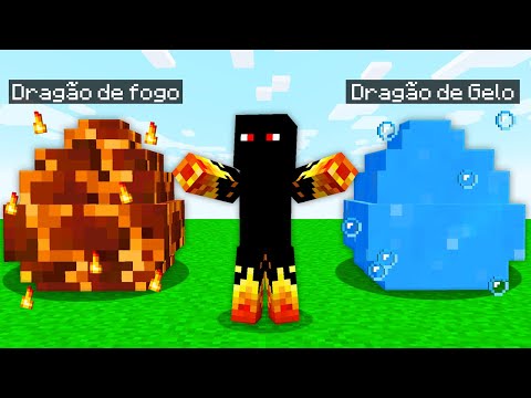 Rachando Ovos de Mobs Dragões no Minecraft