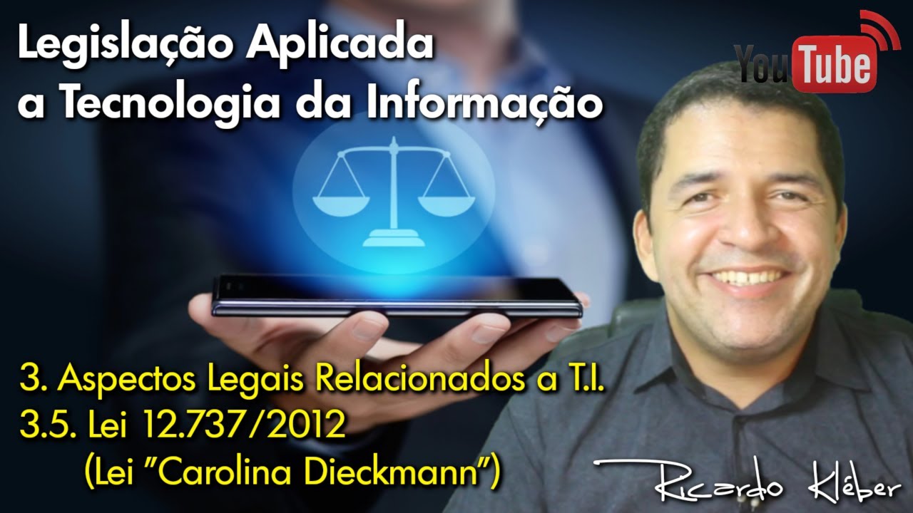 [Videoaula] Lei “Carolina Dieckmann” (12.737/2012)