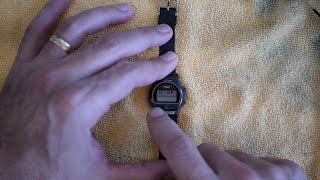 Setting Time  on a Classic Timex Triathlon Digital Watch - Wristwatch Wednesday