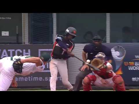 Highlights: Netherlands v Australia - U-18 Baseball World Cup 2019