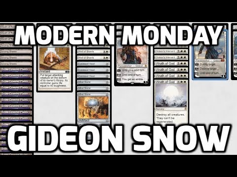 Modern Whateverday: Gideon Snow (Deck Tech & Matches)