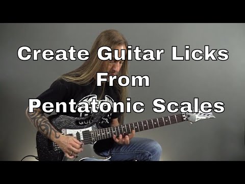 How to Create Unique Guitar Licks out of Your Pentatonic Scales - Steve Stine Guitar Lessons
