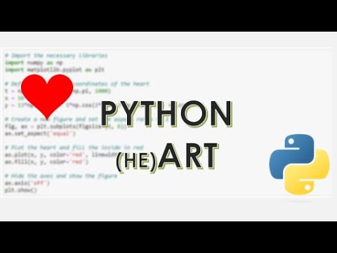 Python Matplotlib Heart Shape