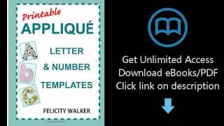 Download Printable Applique Letter & Number Templates: Alphabet patterns with uppercase and lowe PDF