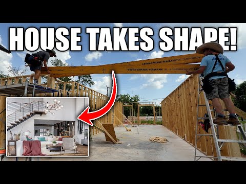 Installazione di un'enorme trave di supporto VersaLam!! - Casa dei sogni fai da te Ep. 9