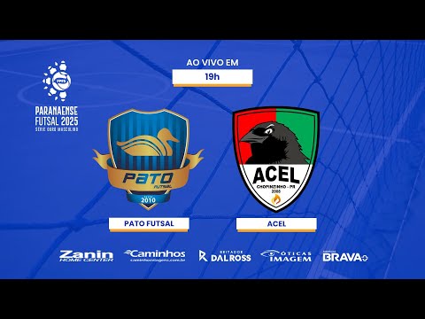 (#aovivo e com imagens) PATO FUTSAL X ACEL - QUARTAS DE FINAL - JOGO 02 - PARANAENSE DE FUTSAL 2025