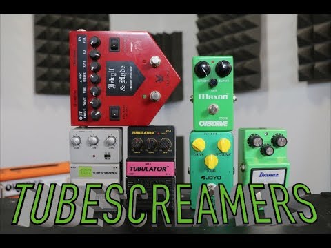Do all tubescreamers sound the same? A comparison of several tube screamer based pedals