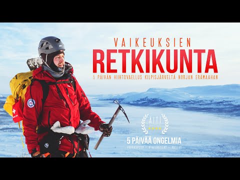 Retkikunta vaikeuksissa -  5 päivän vaellus Lapissa ja Pohjois-Norjassa