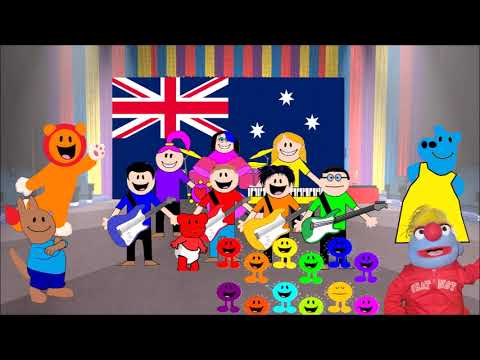 The Happy Colors Coloring Around Australia Tour