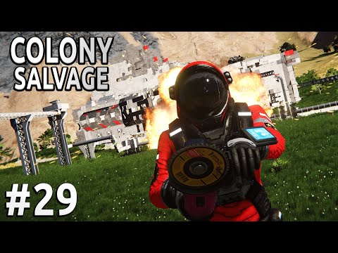 Space Engineers - Colony SALVAGE - Ep #29 - Bomb Or Not!