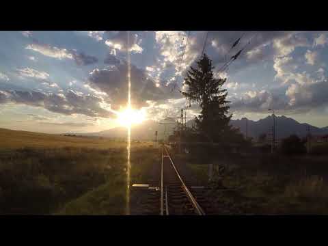Driver's Eye View - Poprad-Tatry to Starý Smokovec - Narrow Gauge Railway.