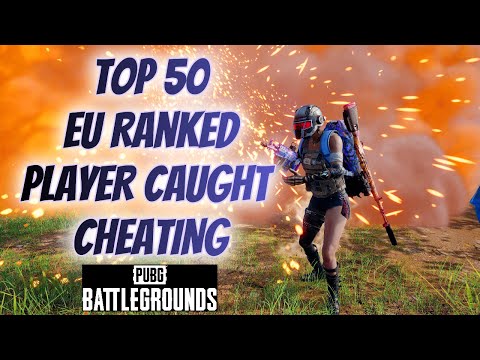 Top 50 EU Ranked Player Caught Cheating - PUBG PC