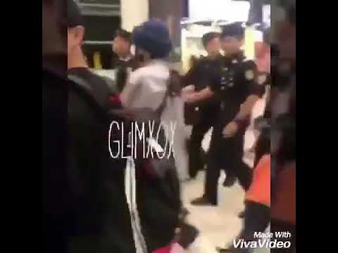 170916 G Dragon and Sandara Park on the way arrived @Kuala Lumpur airport today 2