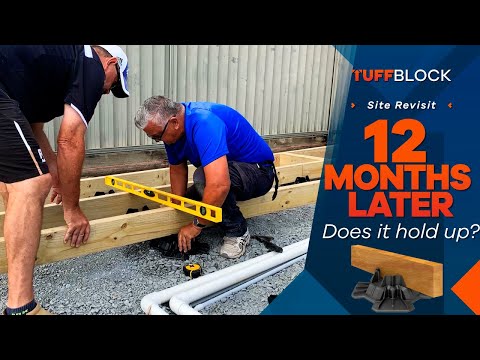 Do TuffBlocks hold up over time? We revisit a pool deck 12 months on