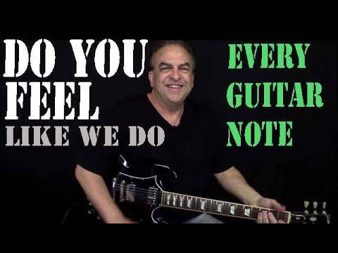 Do You Feel Like We Do - EVERY GUITAR NOTE - Frampton Comes Alive