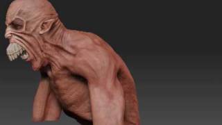 ZBrush Vampire The Screamer Wip Close Up http://veus-t.deviantart.com/