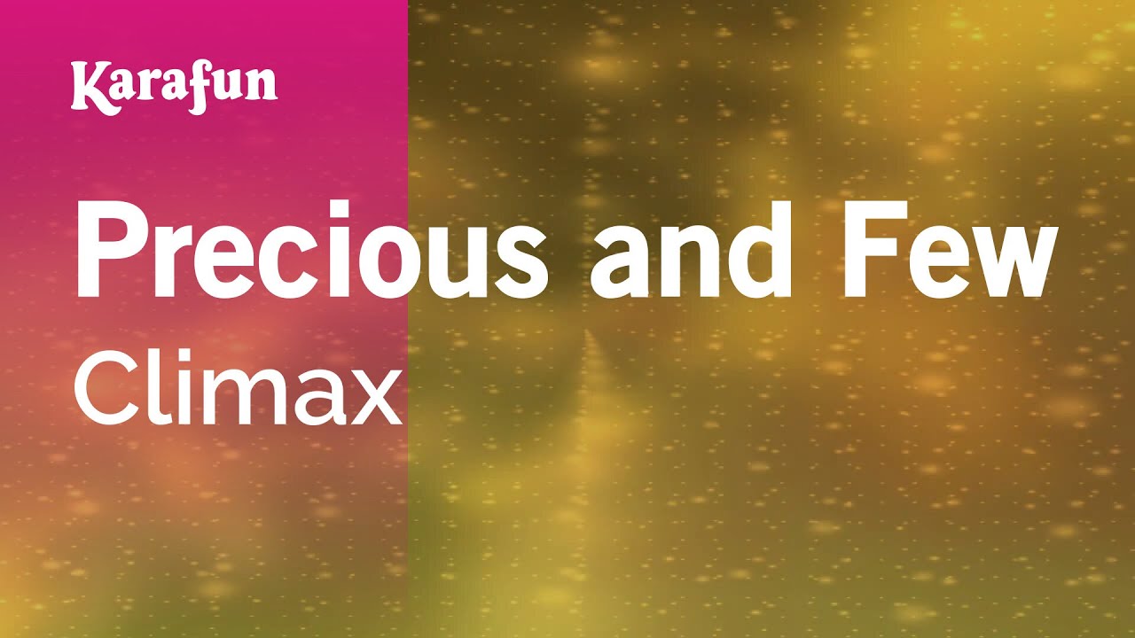 Precious and Few - Climax | Karaoke Version | KaraFun