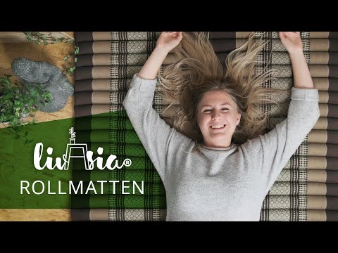 livasia Rollmatten aus natürlichem Kapok