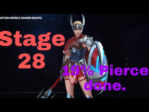 19% Pierce done🔥 Knull Stage 28 Clear with Sharon. Marvel Future Fight.