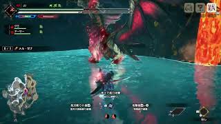 【MHR:SB体験版】メルゼナ初討伐 太刀 ソロ 12'28 1乙
