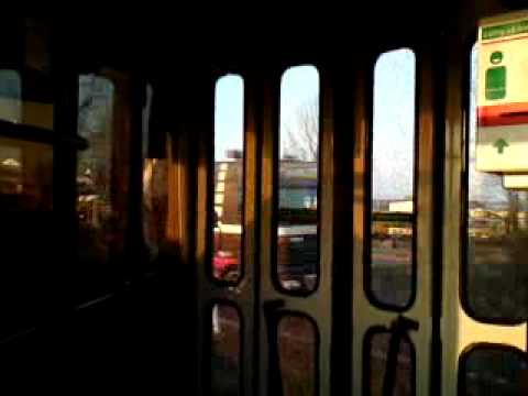 2011-03-02 Fahrt mit Tatra T4D MD von Industrie und Logistik-Centrum bis Barleber See Teil 2.MP4