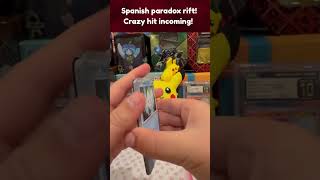 Spanish Paradox Rift! Crazy hit! #tradingcards #pokemoncards #pokemon