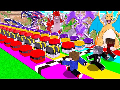 CORRIDA DAS NOVAS LUCKY PIXELMON POKÉMON INICIAL VS ULTRA BEAST - MINECRAFT PIXELMON MOD