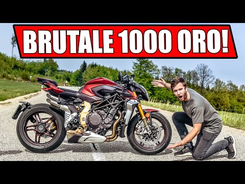 MV AGUSTA BRUTALE 1000 ORO WORLD'S MOST POWERFUL NAKED MOTORCYCLE!