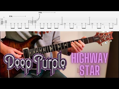 Deep Purple - Highway Star (Full Song Tutorial + TABS)