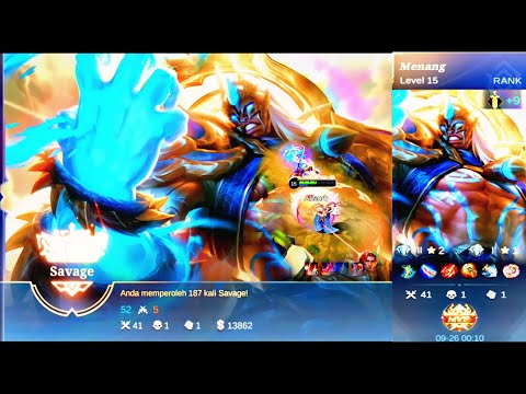 ALDOUS 500 STACK 8 MENIT DI ELITE IMMORTAL 1 HIT 41 KILL + SAVAGE BUILD TOP GLOBAL TERBARU MLBB