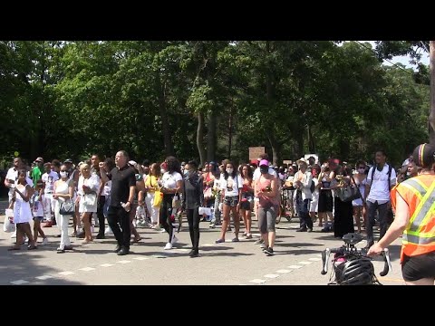 Memorial and 'walk for justice' for Regis Korchinski-Paquet