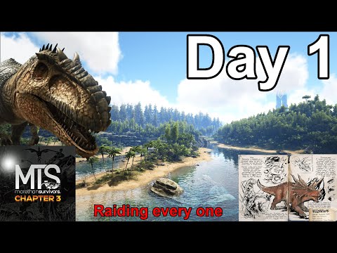 How An 80.000 Tribe DOMINATES The EARLY GAME On MTS Day 1 | ARK PvP