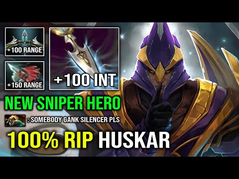 How to Totally Delete Huskar with 100% Pure INT Glaives Offlane Silencer Hit Like a Truck Dota 2