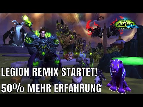 LEGION REMIX LAUNCHES TOMORROW! Epic trailer from Blizzard - how to get 50% MORE XP while leveling