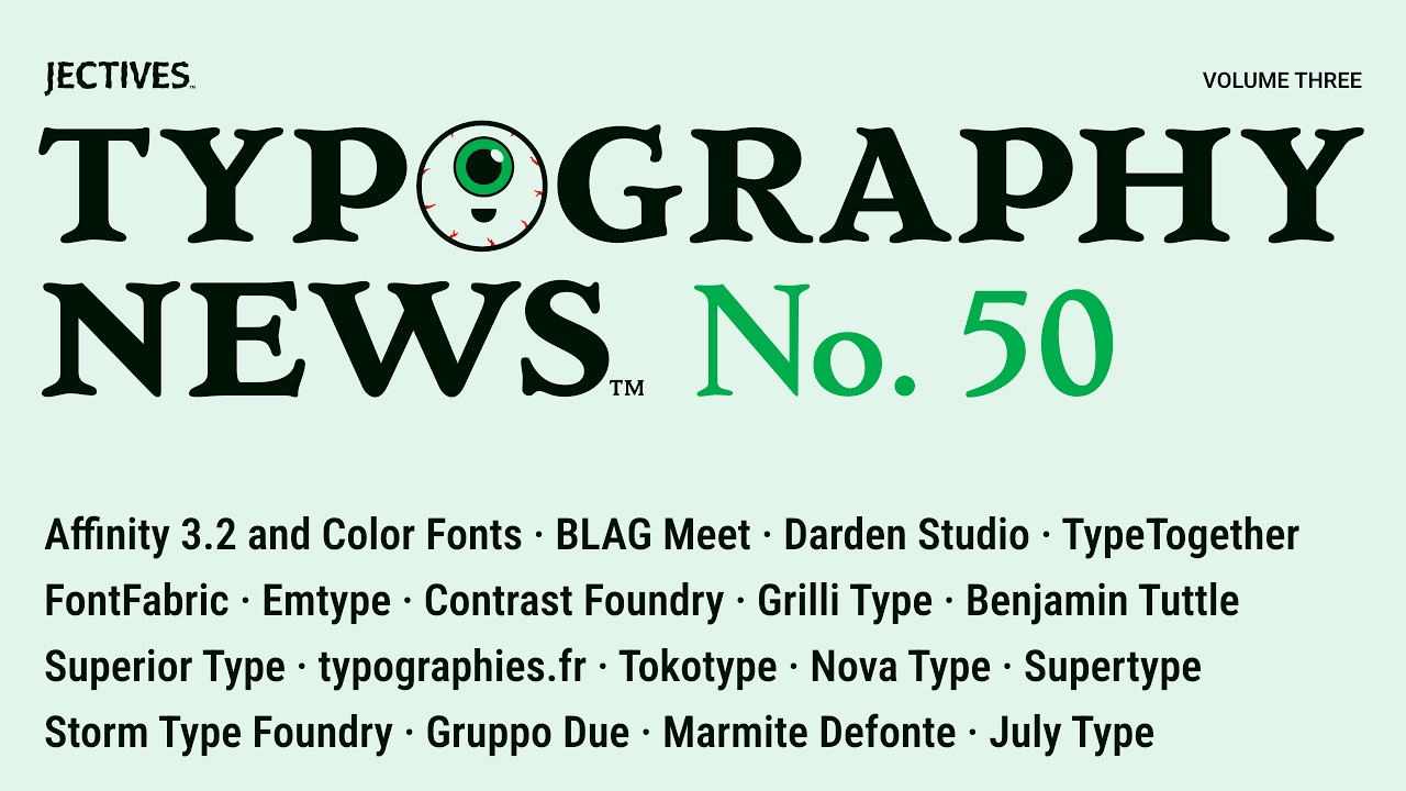 Typography News No. 50