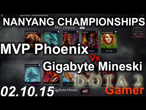 Dota 2 game play - MVP PHoenix Vs Gigabyte Mineski  - Nanyang Championships