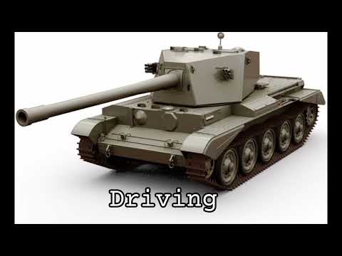 WoT ASMR - FV4101 Charioteer tank engine sounds (World of Tanks Blitz)