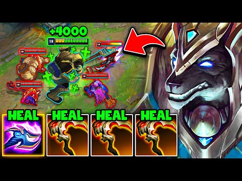 Nasus but my Q heals my entire health bar (FULL LIFESTEAL BUILD)