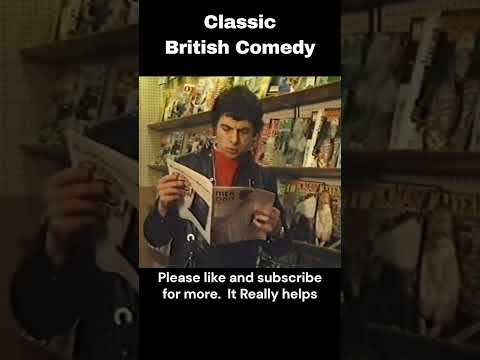 Funny Video Shorts  - Outragrageous Vintage British Retro Clip - Rowan Atkinson Buys Adult Magazine