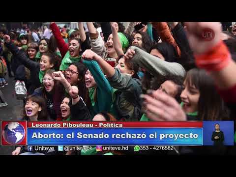 El senado rechazó la despenalización del aborto